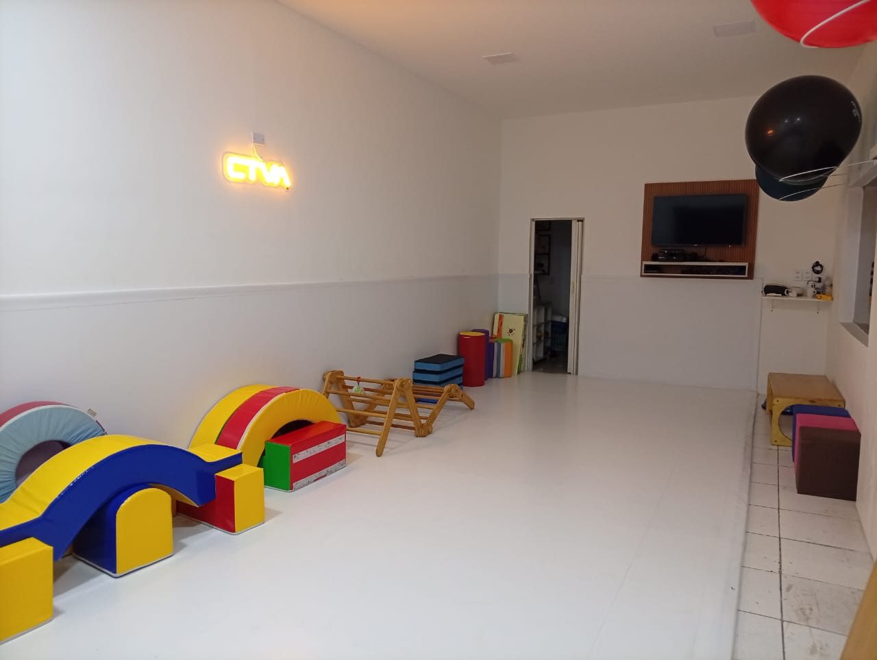 Sala de psicomotricidade do CTVA